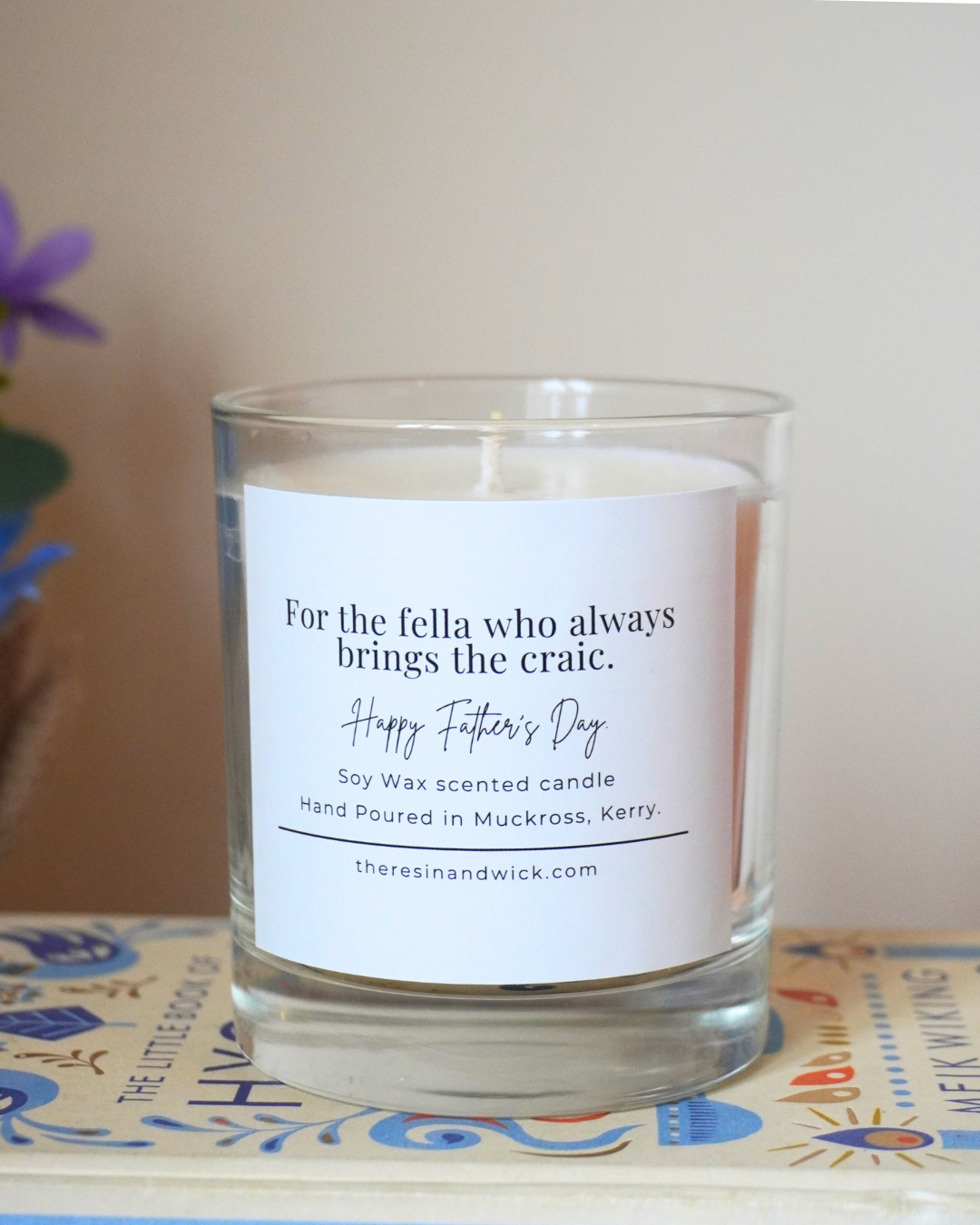Personalized Father's Day Candle