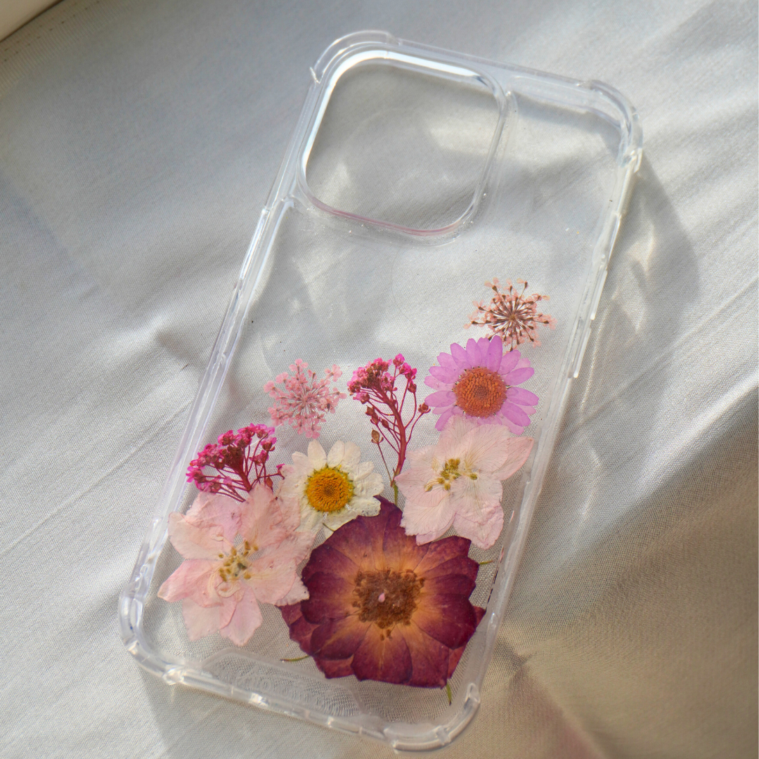 Real Pressed Flower Resin Phone Case