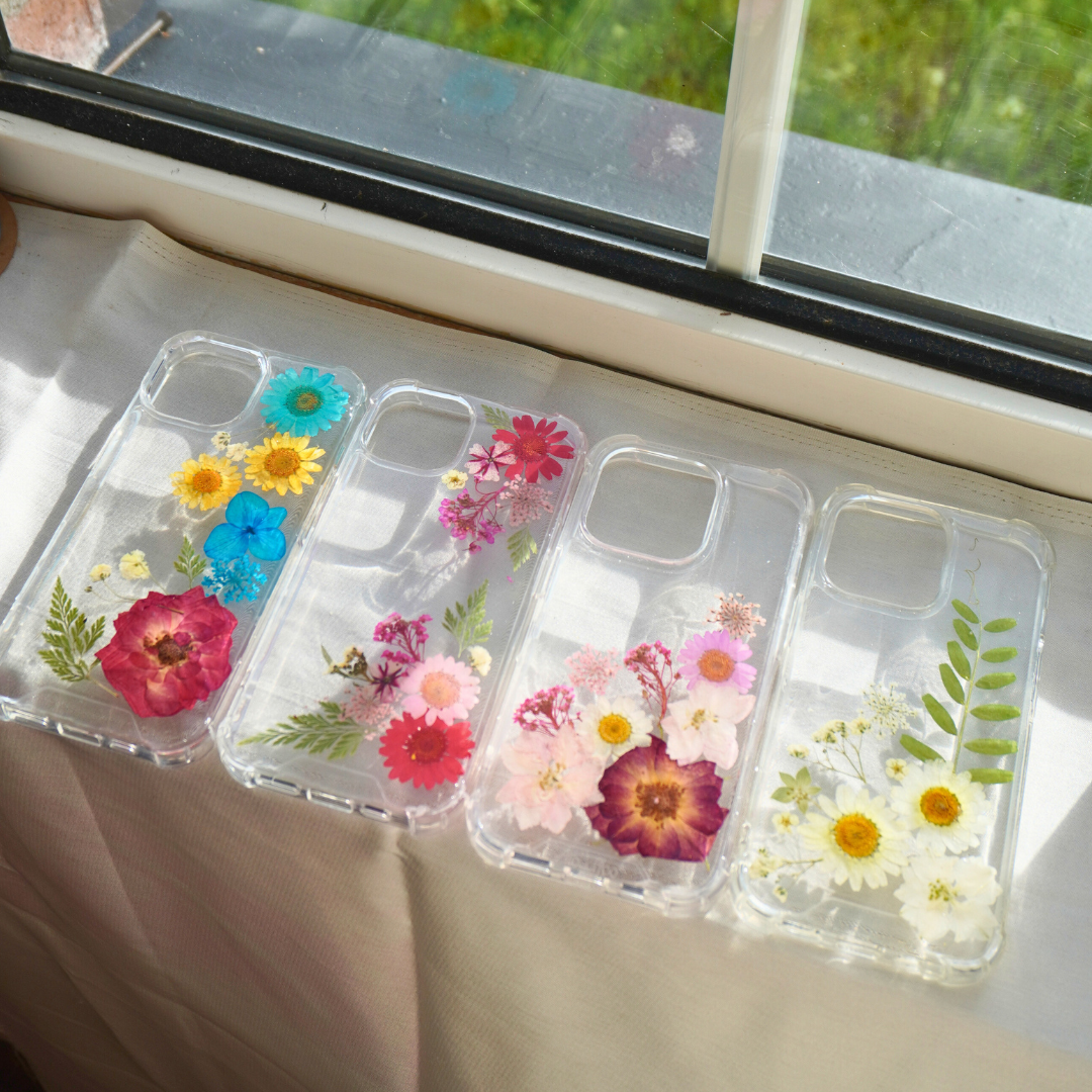 Real Pressed Flower Resin Phone Case